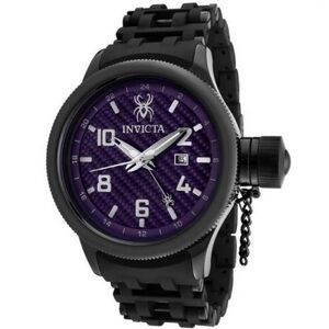 INVICTA Men's 0564 LE Russian Diver Spider GMT Carbon Fiber Purple Dial
WATCH